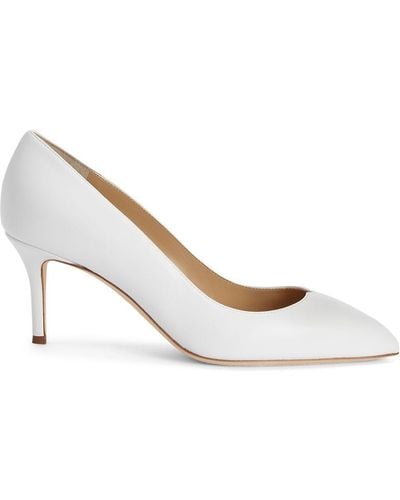 Giuseppe Zanotti Lucrezia 70mm Pointed-toe Court Shoes - White