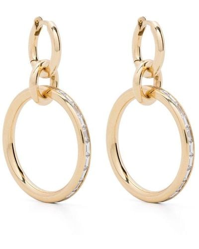Spinelli Kilcollin 18kt Yellow Gold Taryn Diamond Hoop Earrings - Metallic