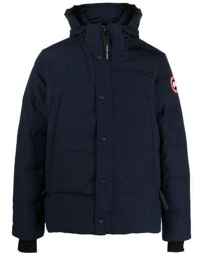 Canada Goose Plumífero Wyndham con capucha - Azul