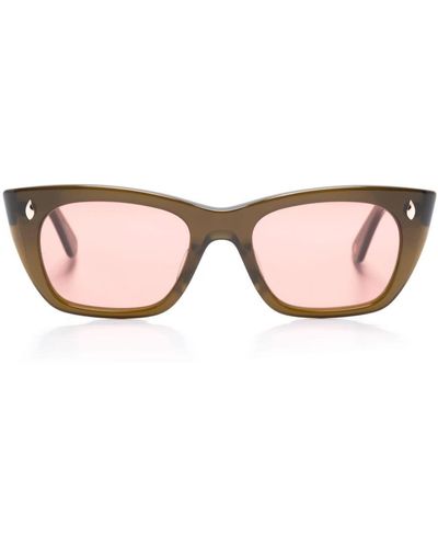 Garrett Leight Webster Rectangle-frame Sunglasses - Roze