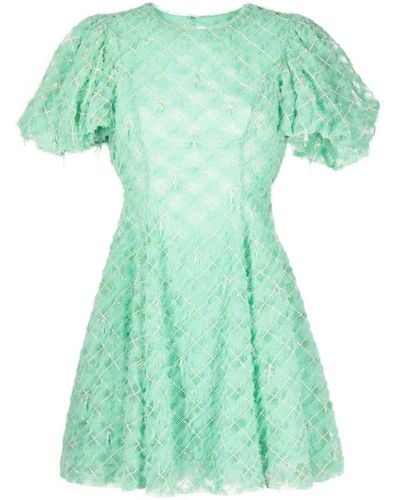Aje. Context Embellished Minidress - Green