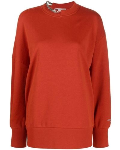 Stella McCartney Sweater Met Ketting - Rood