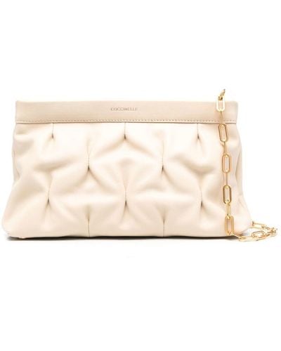 Coccinelle Small Ophelie Goodie Clutch Bag - Natural