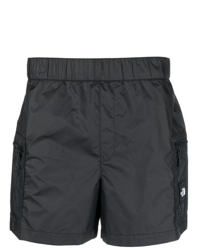 The North Face Logo-patch Swim Shorts - Grey