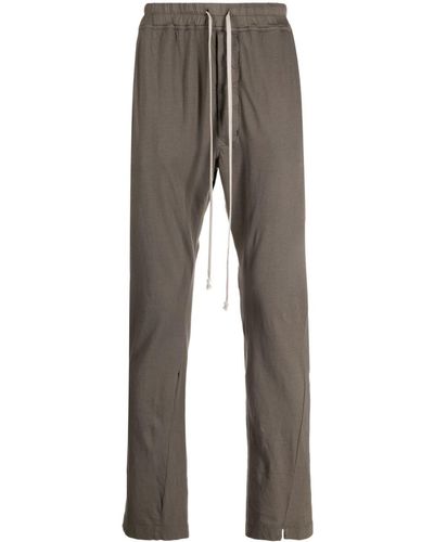Rick Owens Drawstring-fastening Waist Pants - Grey
