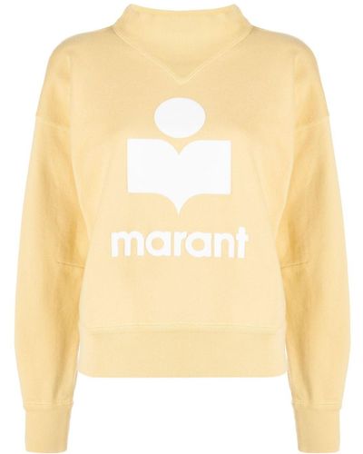 Isabel Marant Katoenen Sweater Met Logoprint - Metallic