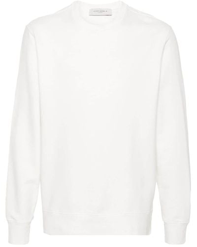 Golden Goose Drop-shoulder Cotton Sweatshirt - White