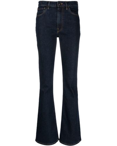 3x1 Flared High-waist Jeans - Blue