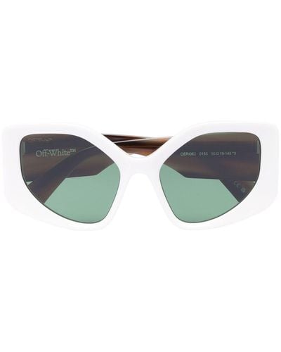 Off-White c/o Virgil Abloh Denver Logo-print Sunglasses - Green