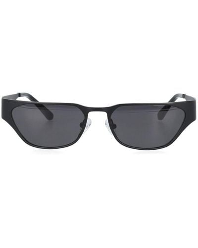 A Better Feeling Ech Round-frame Sunglasses - Grey