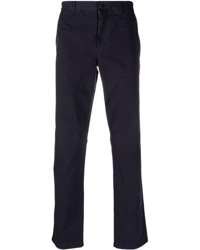 PS by Paul Smith Slim-cut Logo-patch Chino Pants - Blue