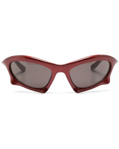 Balenciaga Bat Cat-eye Sunglasses - Brown