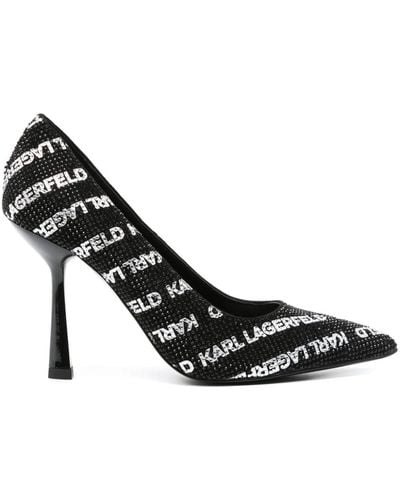 Karl Lagerfeld Court Shoes - Black