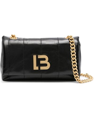 Bimba Y Lola Small Leather Flap Bag - Black