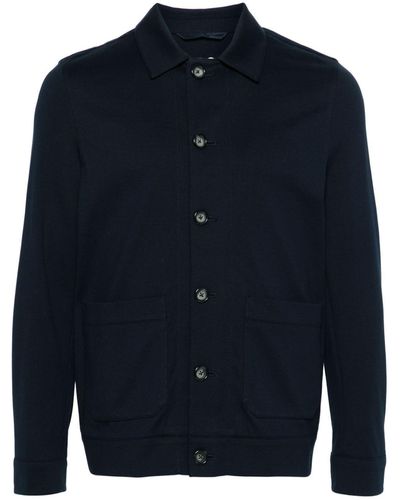 Circolo 1901 Piqué-weave Shirt Jacket - Blue