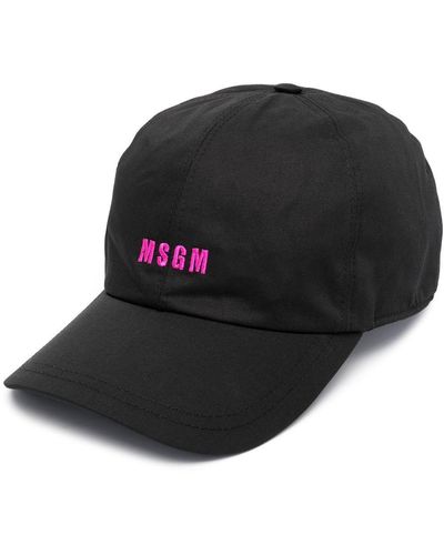 MSGM Logo-print Baseball Cap - Black