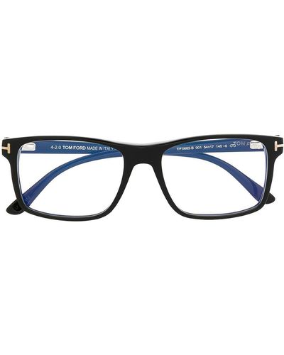 Tom Ford トム・フォード・アイウェア Magnetic スクエア眼鏡フレーム - ブルー
