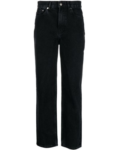 Filippa K Jeans Met Toelopende Pijpen - Zwart