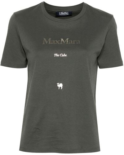 Max Mara ロゴ パーカー - グリーン