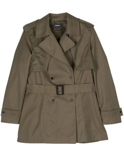 Mackage Adva Belted Trench Coat - Green