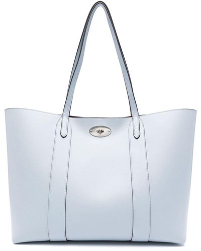 Mulberry Bayswater Leather Tote Bag - White
