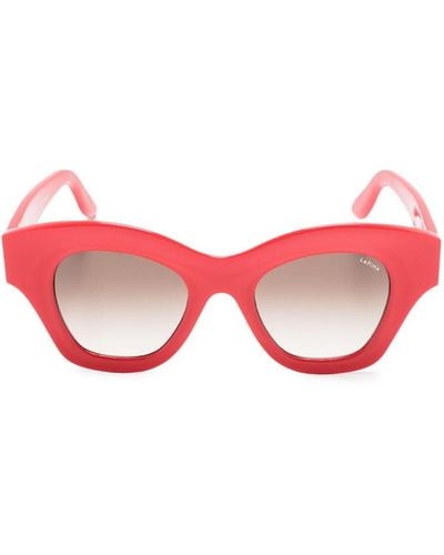 LAPIMA Tessa Calor Square-frame Sunglasses - Red