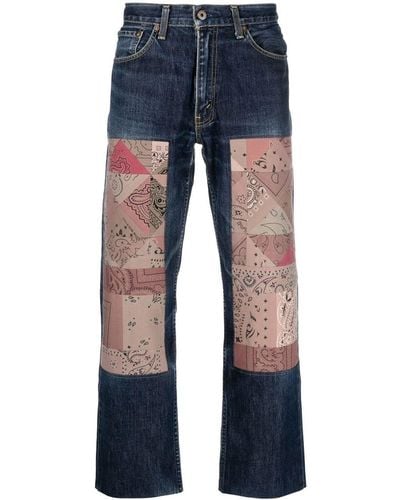 Children of the discordance High-rise Straight Jeans - Blue