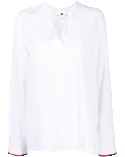 Tommy Hilfiger Long-sleeve Blouse - White