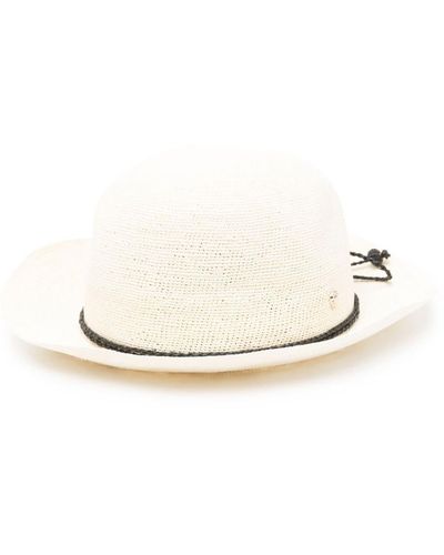 Helen Kaminski Jolie Interwoven Hat - White