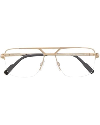 Cazal Pilot-frame Eyeglasses - Metallic