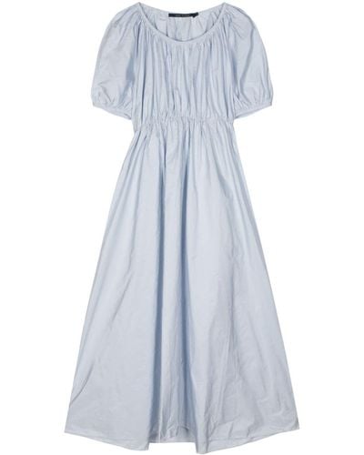 Sofie D'Hoore Ruched Midi Dress - Blue