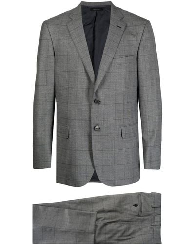 Brioni Costume Brunico à simple boutonnage - Gris