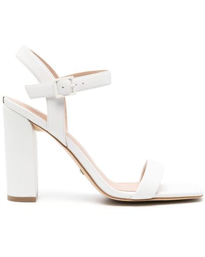 Guess USA Alibi 105mm Faux-leather Sandals - White