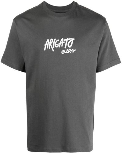 Axel Arigato T-shirt à logo imprimé - Noir