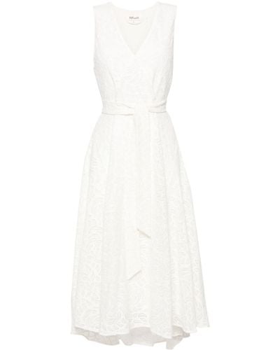 Diane von Furstenberg Helene Lace Midi Dress - White