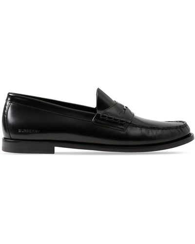 Burberry Penny-Loafer mit Münzdetail - Schwarz