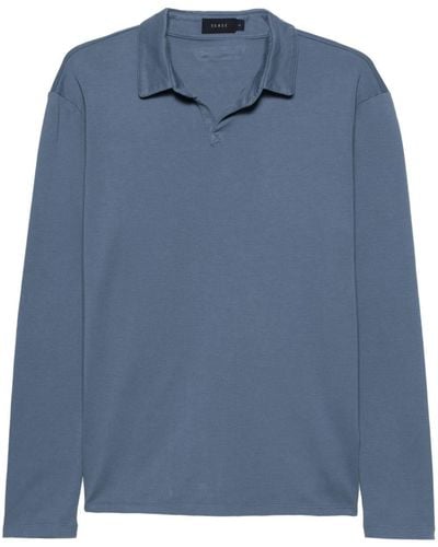 Sease Supima-cotton Polo Shirt - Blue
