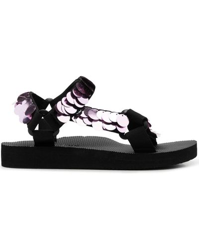ARIZONA LOVE Trekky Flat Sandals - Black