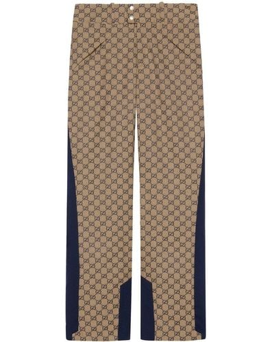 Gucci Pantalon en toile GG Supreme - Neutre