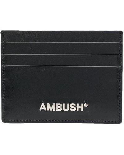 Ambush Porte-cartes à logo imprimé - Noir