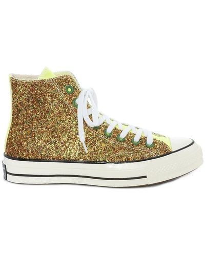 Converse 'Chuck Taylor' Sneakers im Glitter-Look - Mettallic