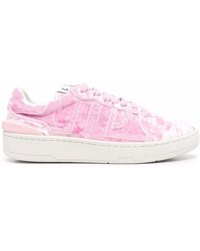 Lanvin Low-top Lace-up Trainers - Pink
