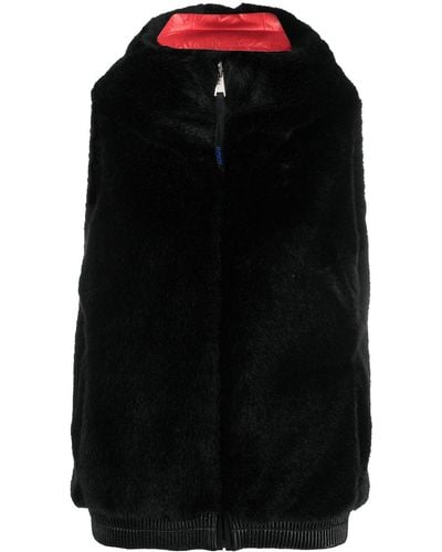 Rossignol Reversible Eco-fur Vest - Black