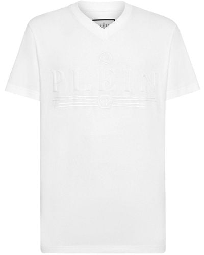 Philipp Plein Logo-printed Cotton T-shirt - White