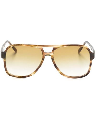 Moscot Sheister Sun Pilot-frame Sunglasses - Natural