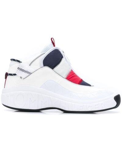 Tommy Hilfiger Heritage Padded Zip-up Sneakers - White