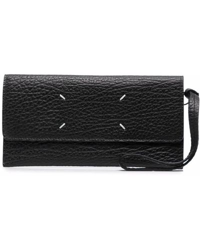 Maison Margiela Large Leather Wallet - Black