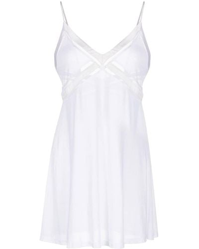 Kiki de Montparnasse Intime Modal Night Dress - White