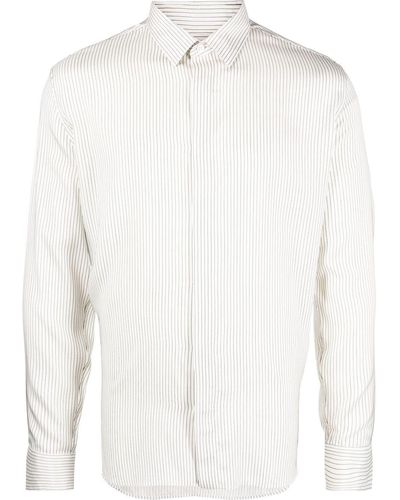Saint Laurent Button-up Silk Shirt - White