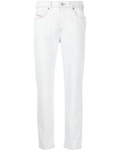 DIESEL Jeans slim a vita alta 2004 - Bianco